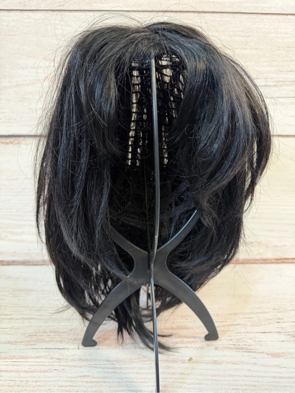 Black Costume Wig - Natural-Look